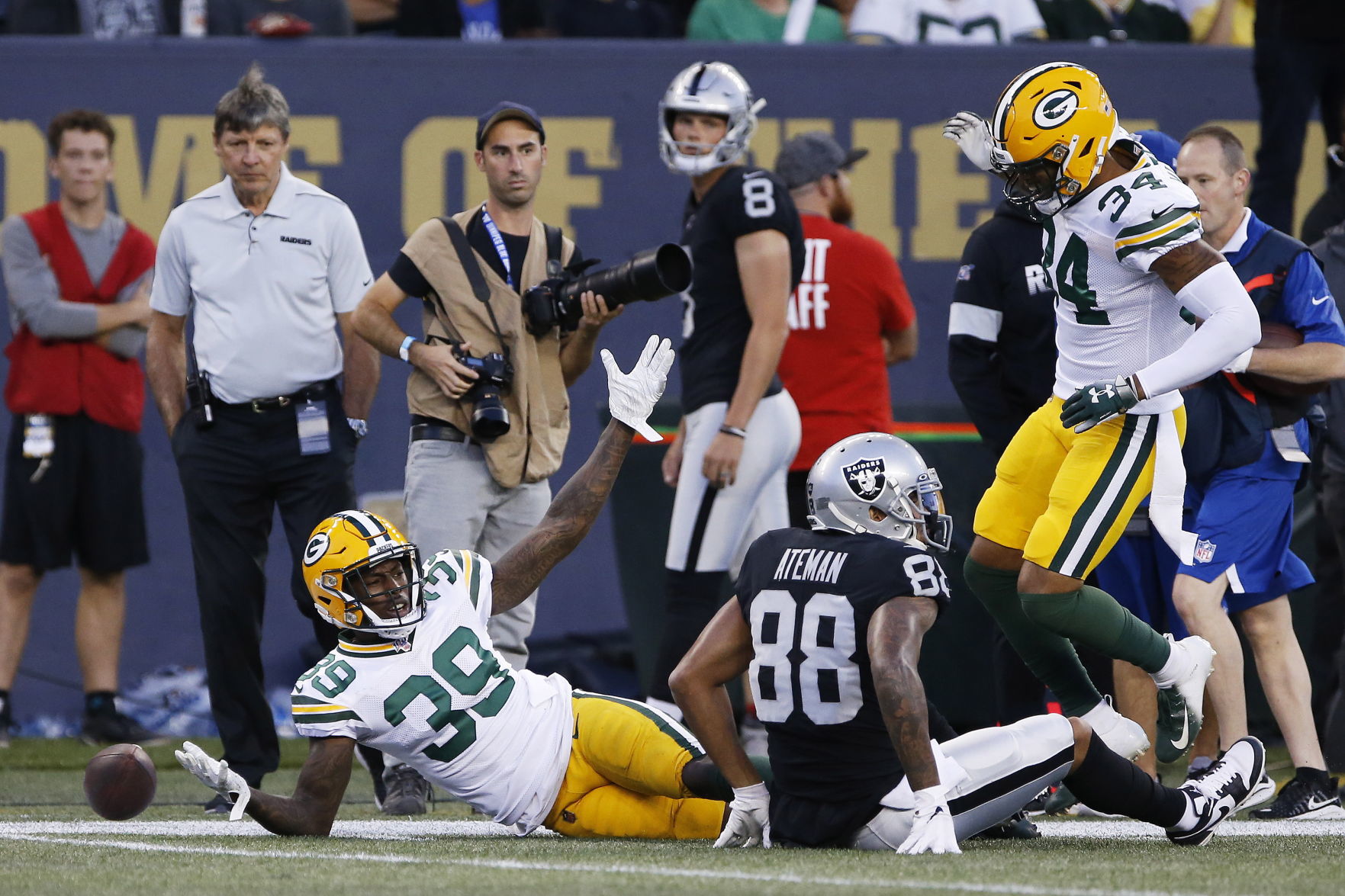 Raiders 22, Packers 21